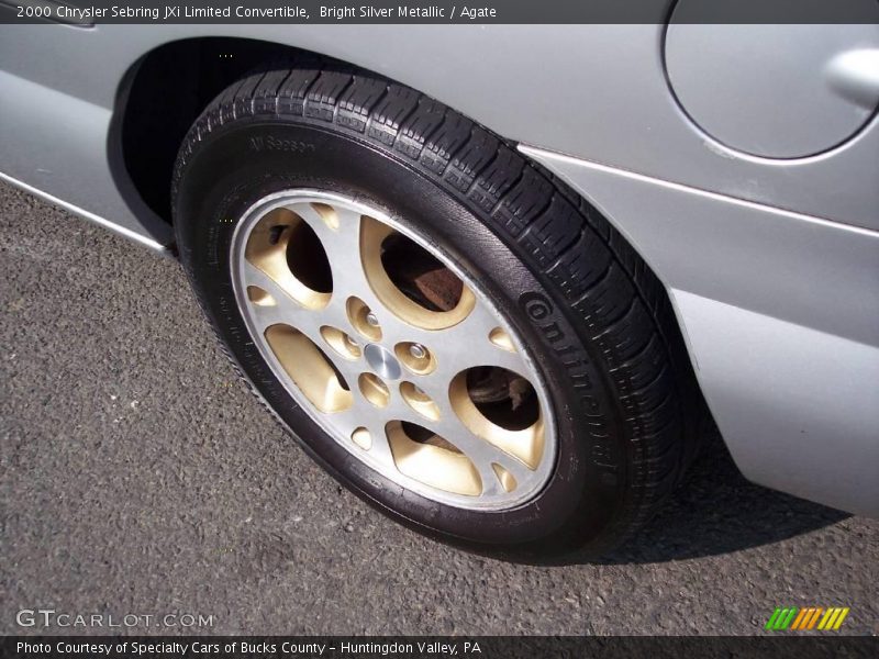 Bright Silver Metallic / Agate 2000 Chrysler Sebring JXi Limited Convertible