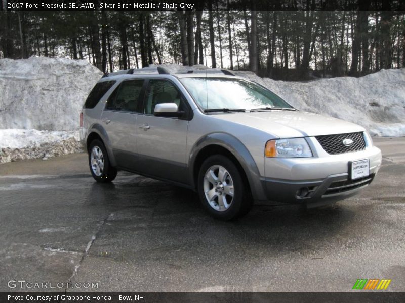 Silver Birch Metallic / Shale Grey 2007 Ford Freestyle SEL AWD