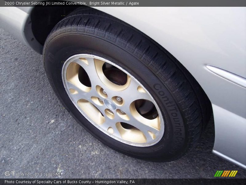 Bright Silver Metallic / Agate 2000 Chrysler Sebring JXi Limited Convertible