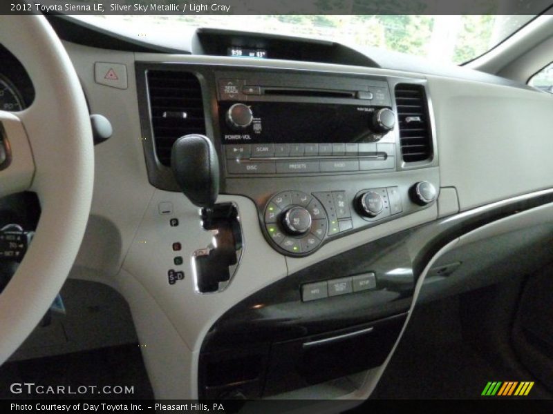 Silver Sky Metallic / Light Gray 2012 Toyota Sienna LE