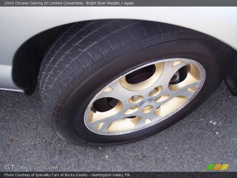 Bright Silver Metallic / Agate 2000 Chrysler Sebring JXi Limited Convertible