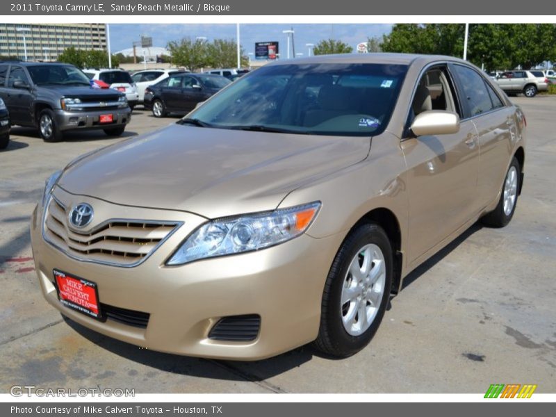 Sandy Beach Metallic / Bisque 2011 Toyota Camry LE