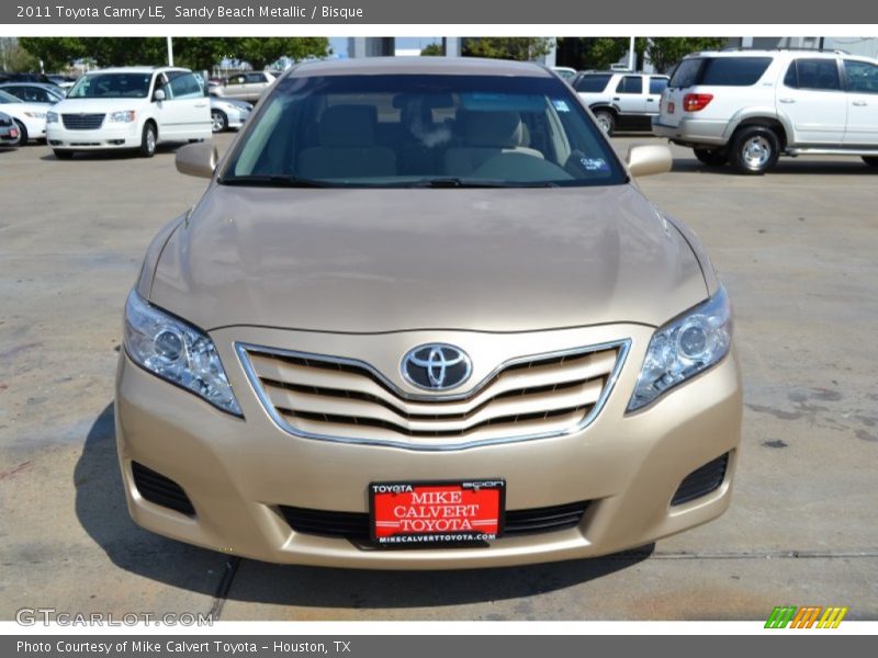 Sandy Beach Metallic / Bisque 2011 Toyota Camry LE