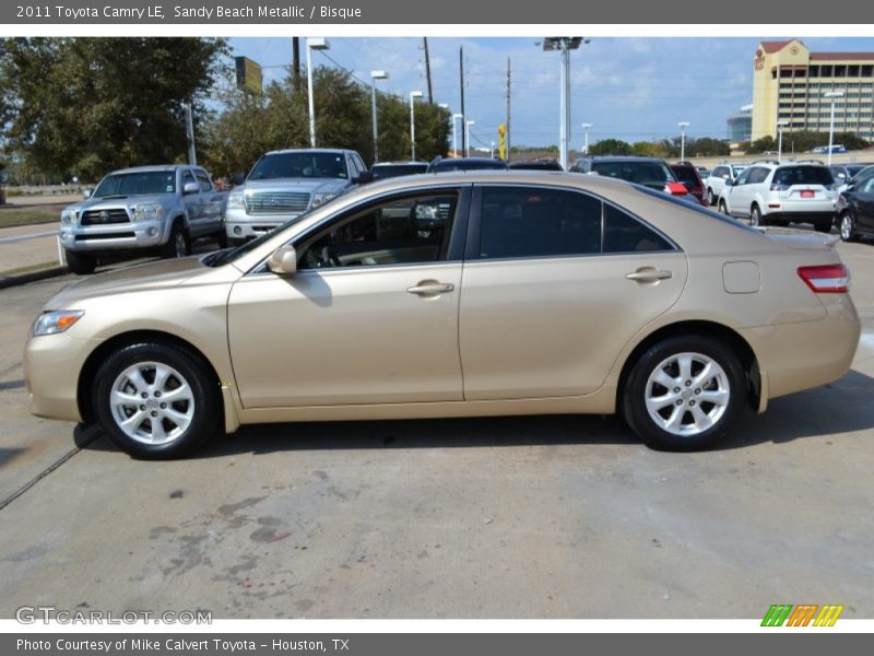Sandy Beach Metallic / Bisque 2011 Toyota Camry LE