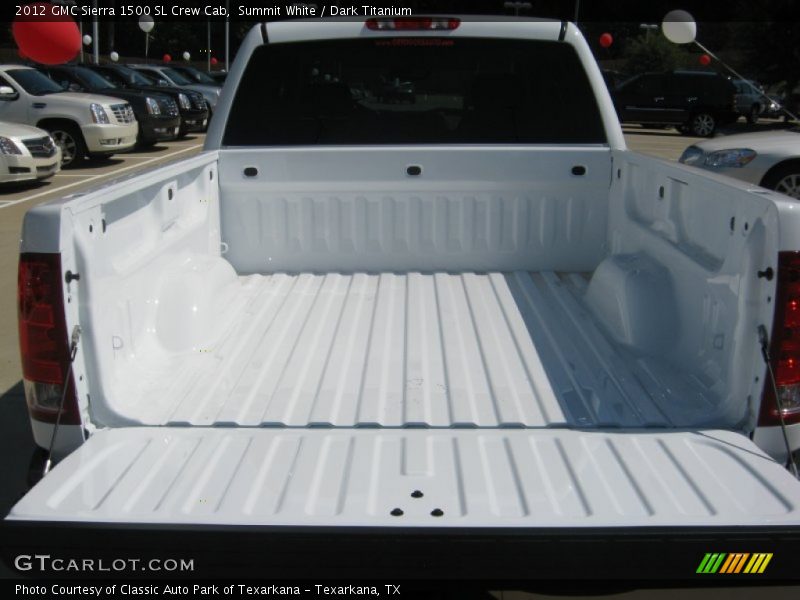 Summit White / Dark Titanium 2012 GMC Sierra 1500 SL Crew Cab