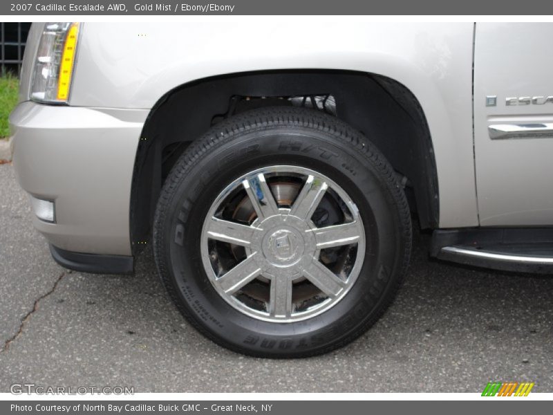Gold Mist / Ebony/Ebony 2007 Cadillac Escalade AWD