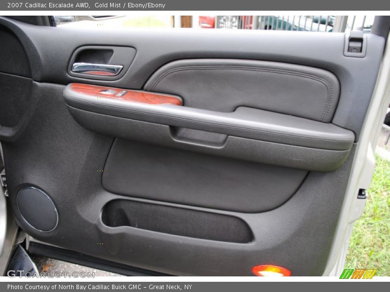 Gold Mist / Ebony/Ebony 2007 Cadillac Escalade AWD