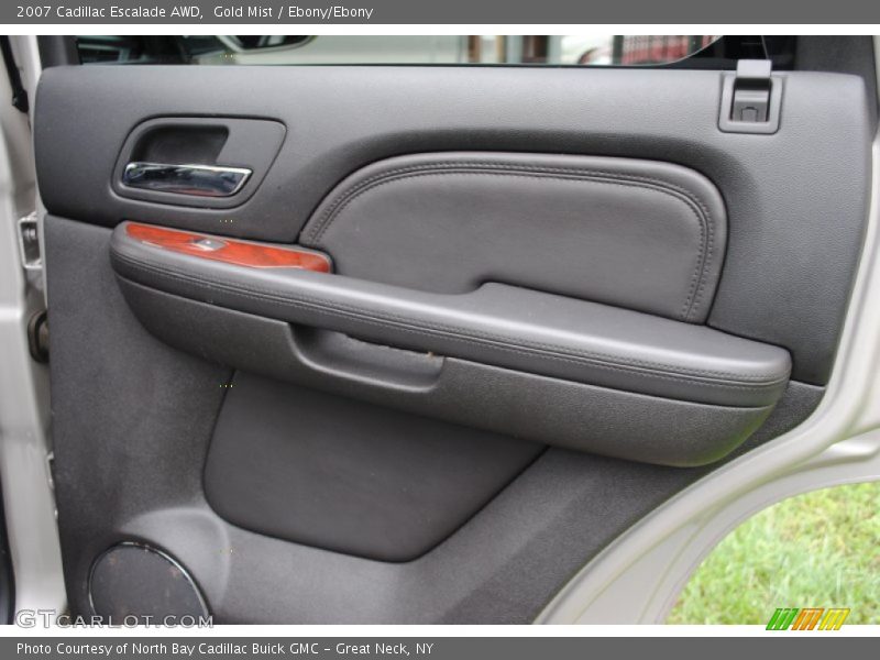 Gold Mist / Ebony/Ebony 2007 Cadillac Escalade AWD