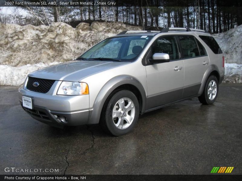 Silver Birch Metallic / Shale Grey 2007 Ford Freestyle SEL AWD
