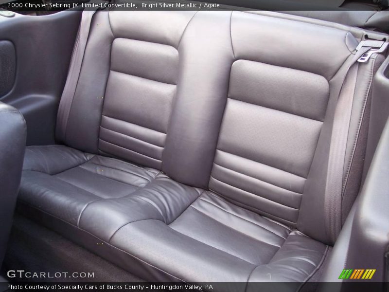 Bright Silver Metallic / Agate 2000 Chrysler Sebring JXi Limited Convertible