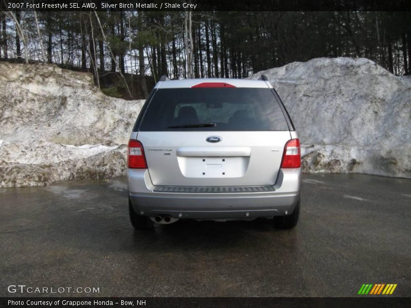 Silver Birch Metallic / Shale Grey 2007 Ford Freestyle SEL AWD