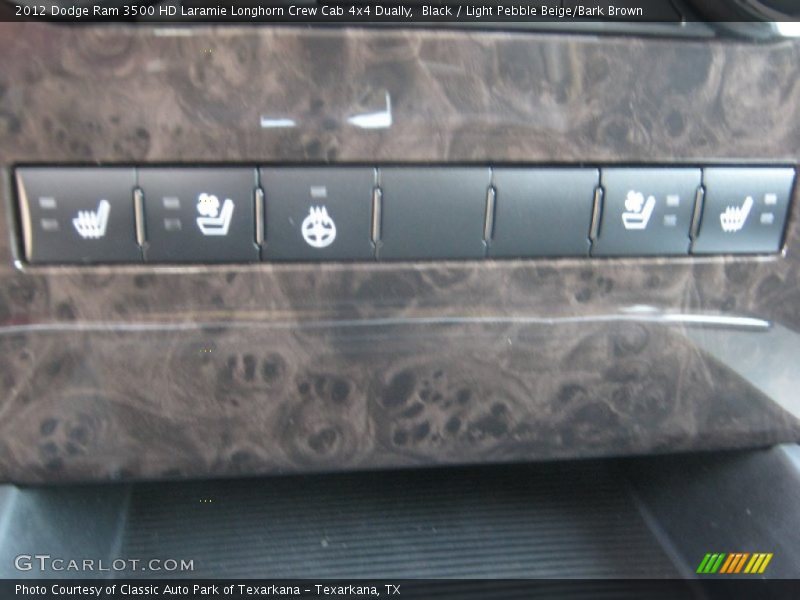Black / Light Pebble Beige/Bark Brown 2012 Dodge Ram 3500 HD Laramie Longhorn Crew Cab 4x4 Dually