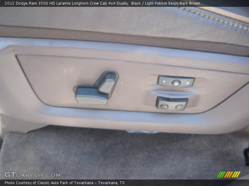 Black / Light Pebble Beige/Bark Brown 2012 Dodge Ram 3500 HD Laramie Longhorn Crew Cab 4x4 Dually