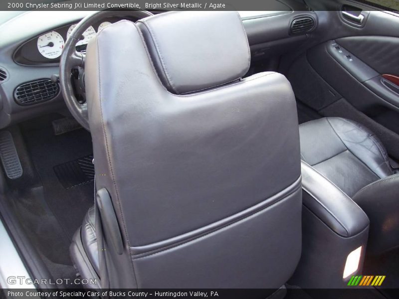 Bright Silver Metallic / Agate 2000 Chrysler Sebring JXi Limited Convertible