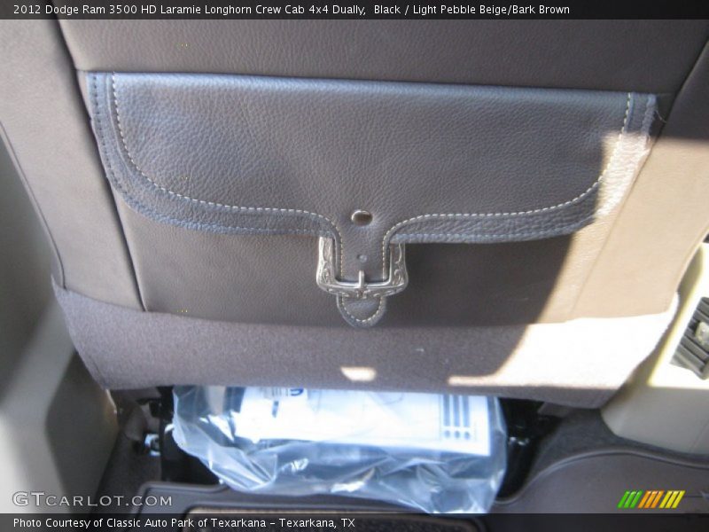 Black / Light Pebble Beige/Bark Brown 2012 Dodge Ram 3500 HD Laramie Longhorn Crew Cab 4x4 Dually