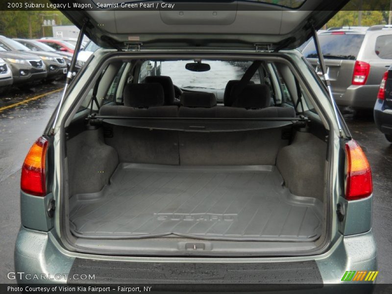 Seamist Green Pearl / Gray 2003 Subaru Legacy L Wagon