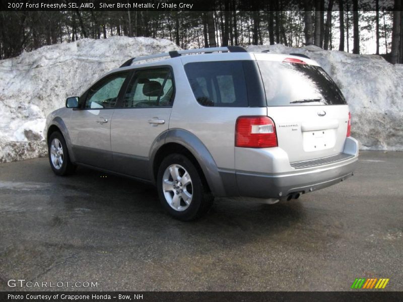 Silver Birch Metallic / Shale Grey 2007 Ford Freestyle SEL AWD