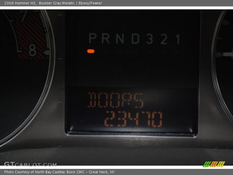 Boulder Gray Metallic / Ebony/Pewter 2009 Hummer H3