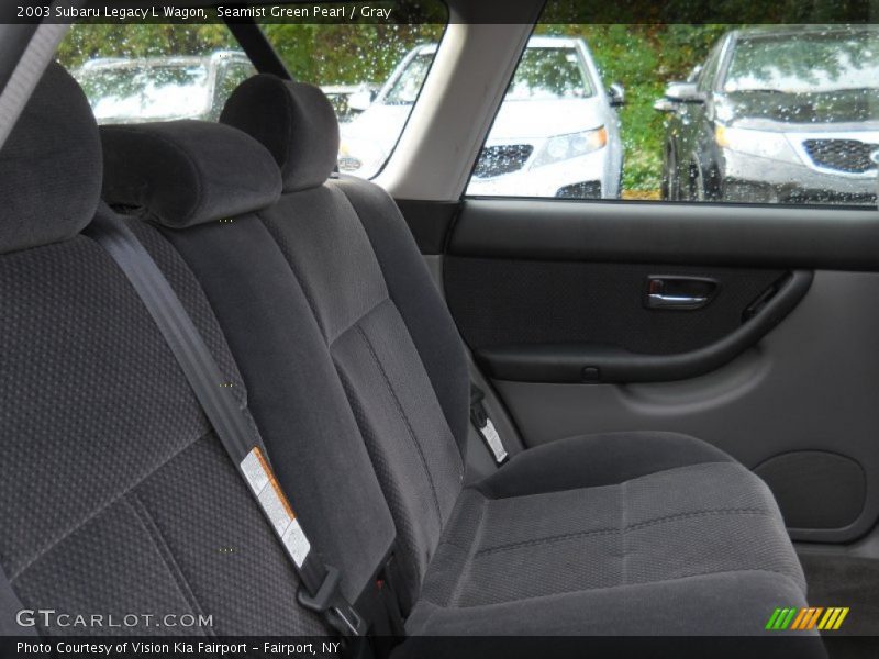 Seamist Green Pearl / Gray 2003 Subaru Legacy L Wagon