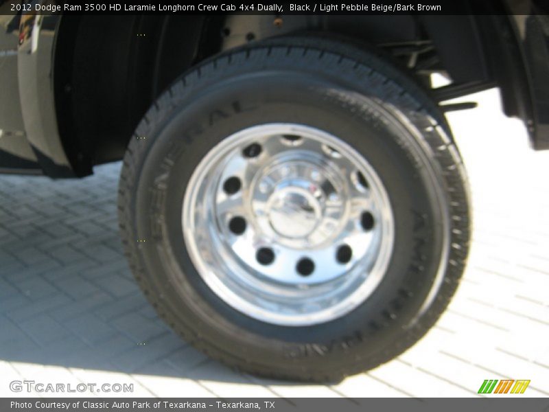 Black / Light Pebble Beige/Bark Brown 2012 Dodge Ram 3500 HD Laramie Longhorn Crew Cab 4x4 Dually
