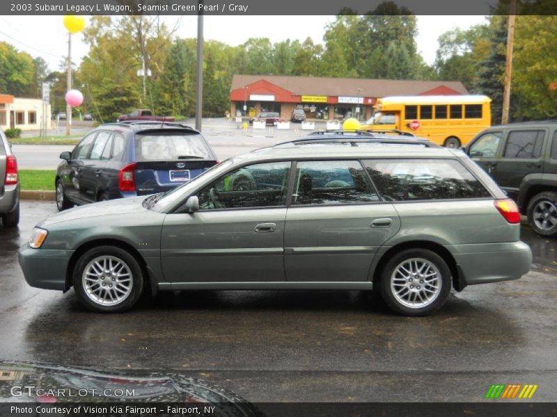Seamist Green Pearl / Gray 2003 Subaru Legacy L Wagon
