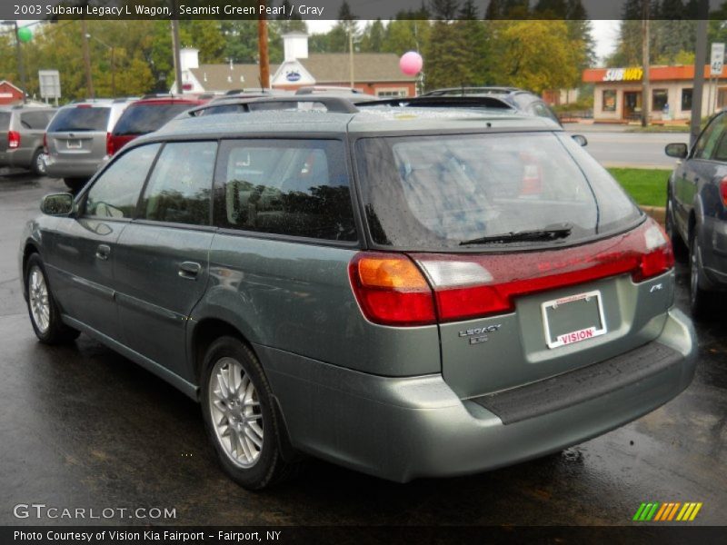 Seamist Green Pearl / Gray 2003 Subaru Legacy L Wagon