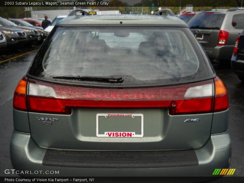 Seamist Green Pearl / Gray 2003 Subaru Legacy L Wagon