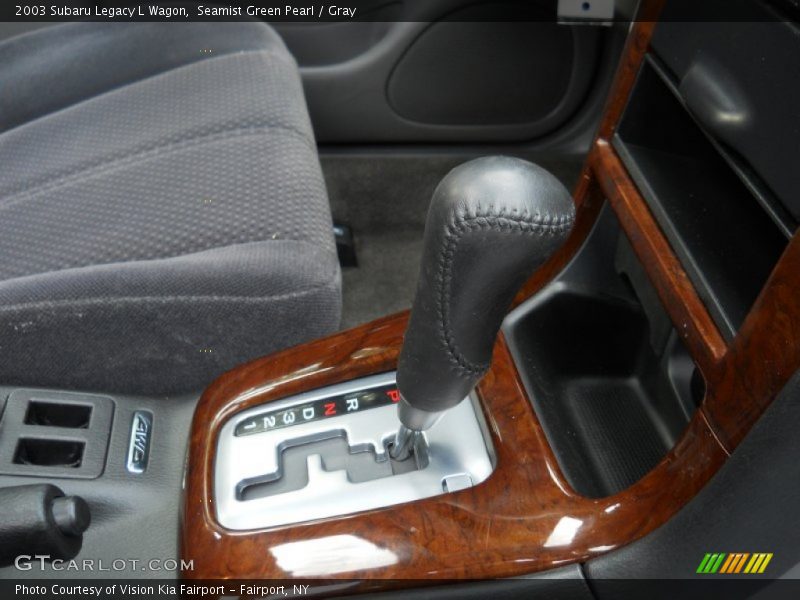 Seamist Green Pearl / Gray 2003 Subaru Legacy L Wagon
