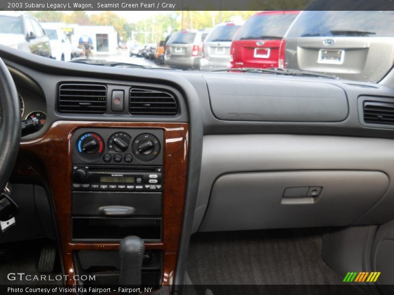 Seamist Green Pearl / Gray 2003 Subaru Legacy L Wagon