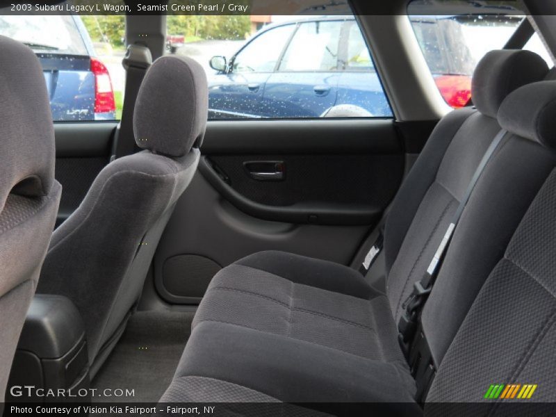 Seamist Green Pearl / Gray 2003 Subaru Legacy L Wagon