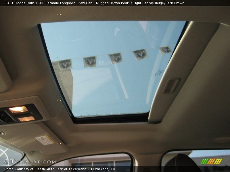Rugged Brown Pearl / Light Pebble Beige/Bark Brown 2011 Dodge Ram 1500 Laramie Longhorn Crew Cab