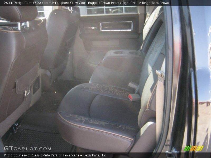 Rugged Brown Pearl / Light Pebble Beige/Bark Brown 2011 Dodge Ram 1500 Laramie Longhorn Crew Cab