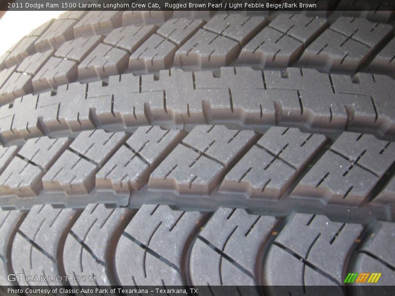 Rugged Brown Pearl / Light Pebble Beige/Bark Brown 2011 Dodge Ram 1500 Laramie Longhorn Crew Cab