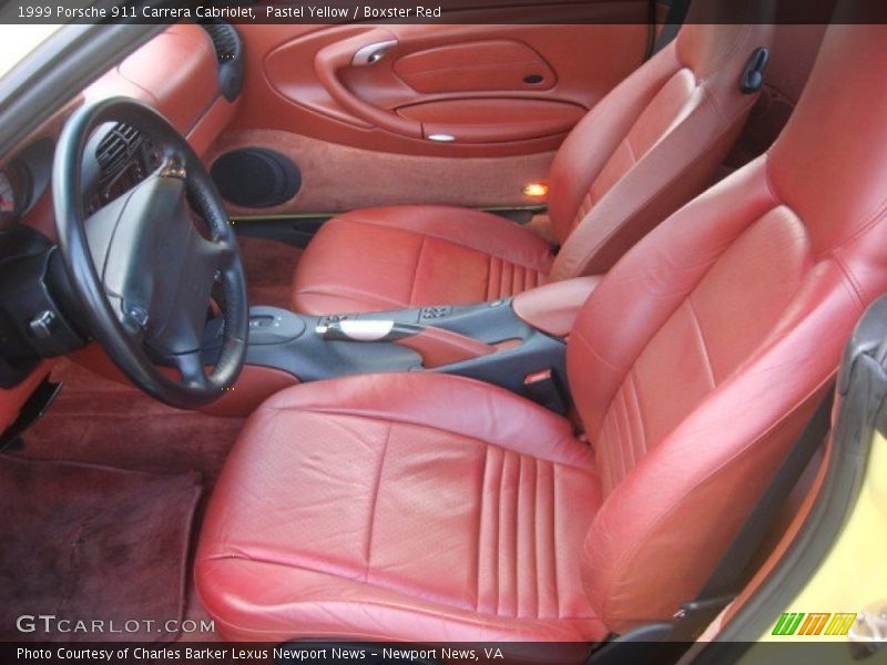  1999 911 Carrera Cabriolet Boxster Red Interior