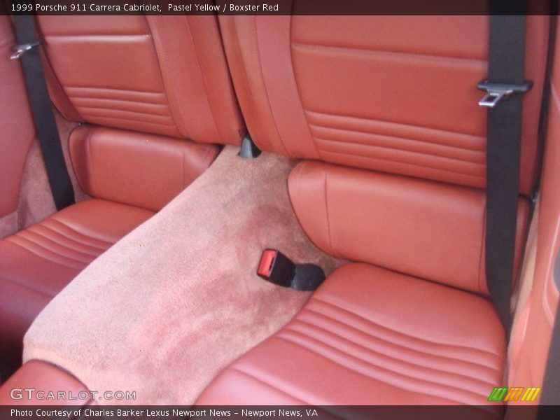 Pastel Yellow / Boxster Red 1999 Porsche 911 Carrera Cabriolet