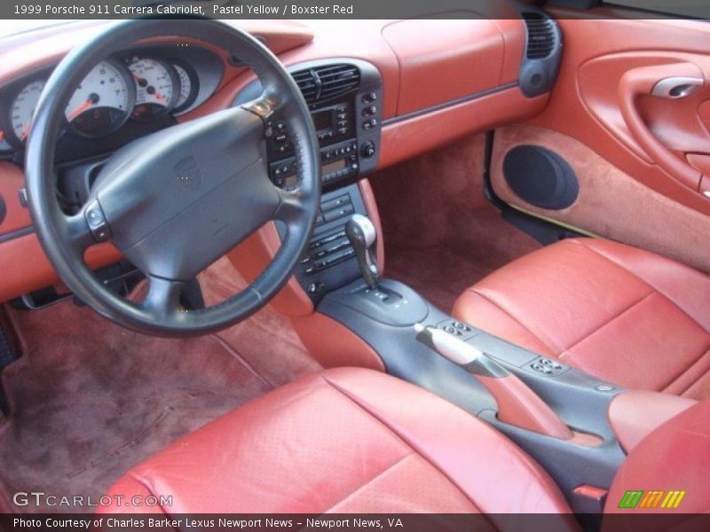  1999 911 Carrera Cabriolet Boxster Red Interior