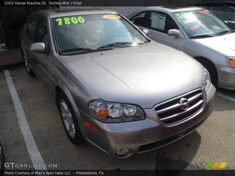 Sterling Mist / Frost 2003 Nissan Maxima SE