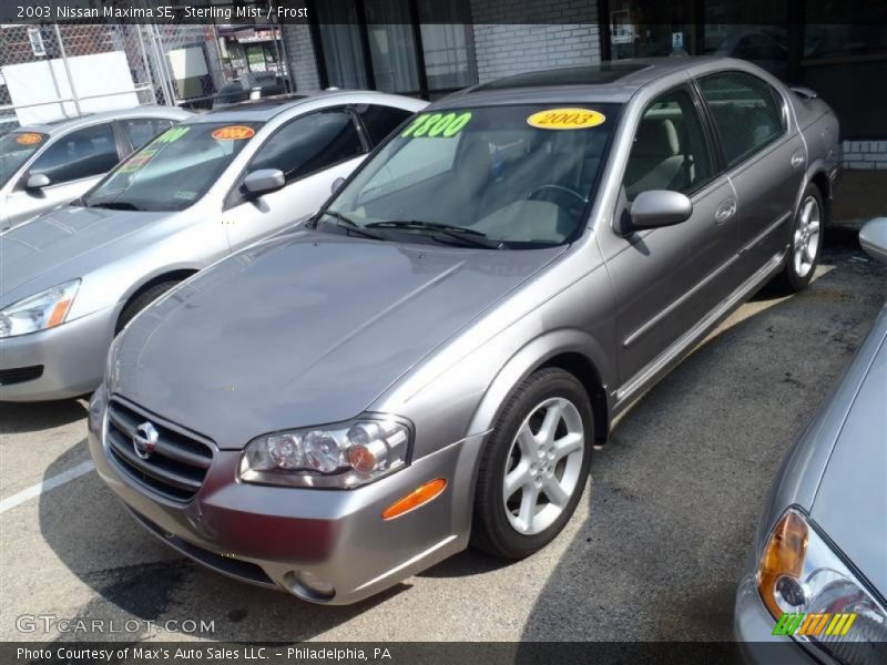 Sterling Mist / Frost 2003 Nissan Maxima SE