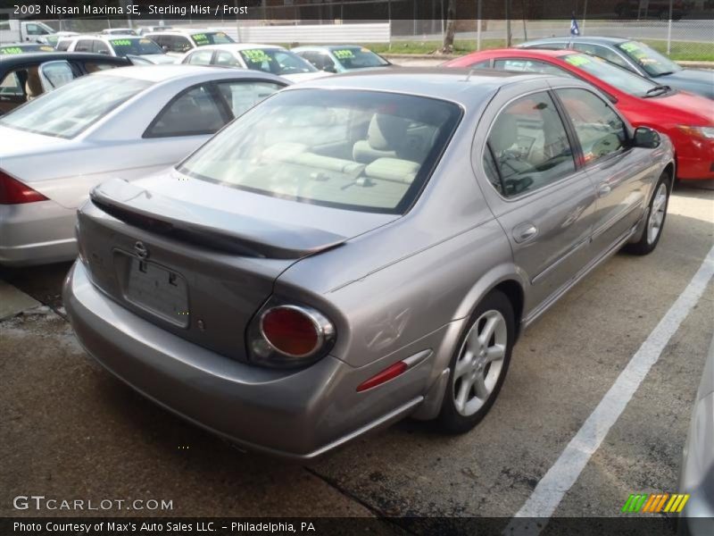 Sterling Mist / Frost 2003 Nissan Maxima SE