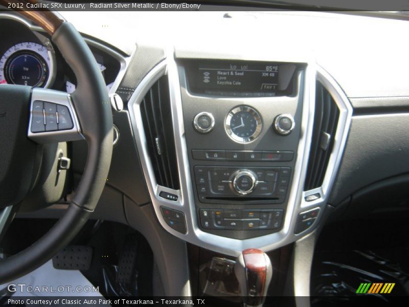 Radiant Silver Metallic / Ebony/Ebony 2012 Cadillac SRX Luxury