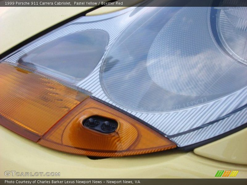 Pastel Yellow / Boxster Red 1999 Porsche 911 Carrera Cabriolet