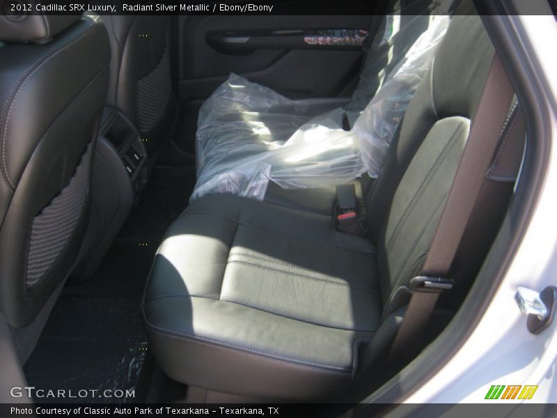 Radiant Silver Metallic / Ebony/Ebony 2012 Cadillac SRX Luxury