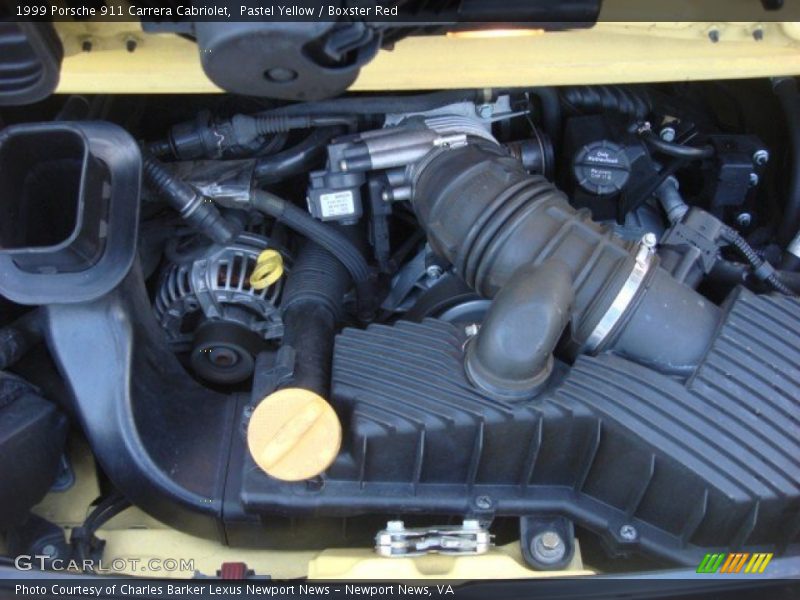  1999 911 Carrera Cabriolet Engine - 3.4 Liter DOHC 24V VarioCam Flat 6 Cylinder