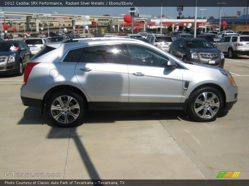 Radiant Silver Metallic / Ebony/Ebony 2012 Cadillac SRX Performance