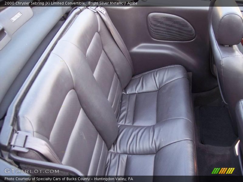 Bright Silver Metallic / Agate 2000 Chrysler Sebring JXi Limited Convertible