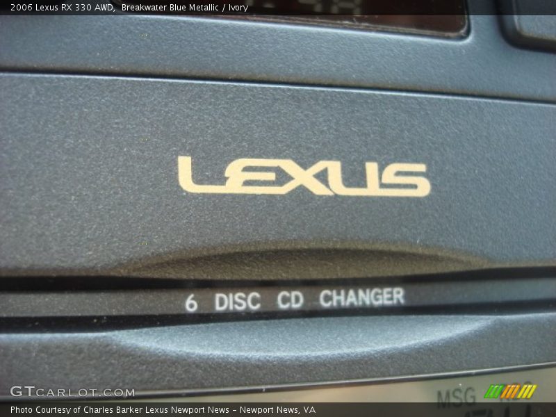 Breakwater Blue Metallic / Ivory 2006 Lexus RX 330 AWD