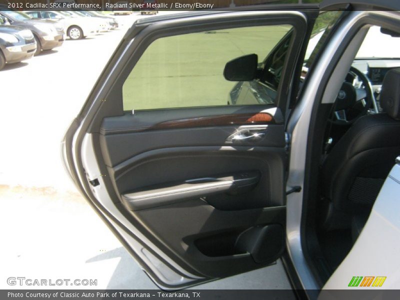 Radiant Silver Metallic / Ebony/Ebony 2012 Cadillac SRX Performance