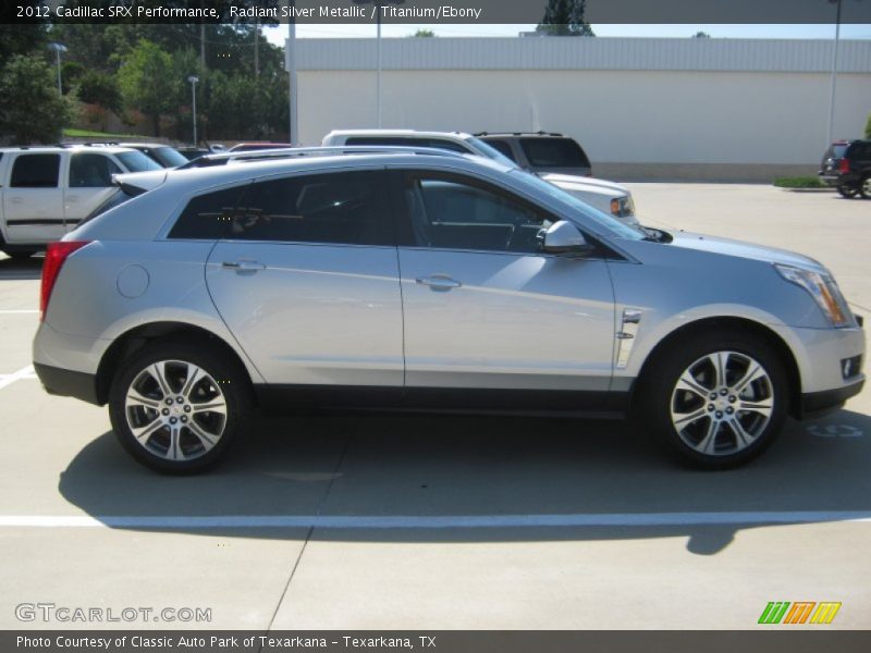 Radiant Silver Metallic / Titanium/Ebony 2012 Cadillac SRX Performance