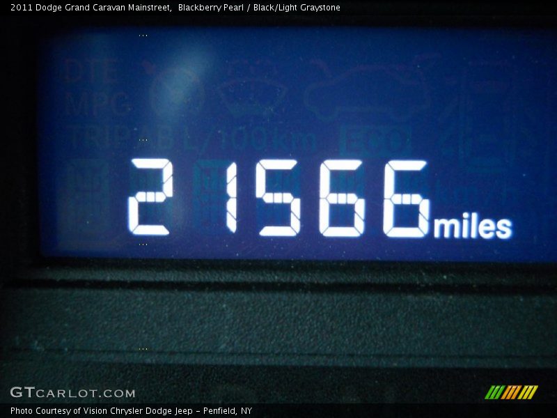 Blackberry Pearl / Black/Light Graystone 2011 Dodge Grand Caravan Mainstreet