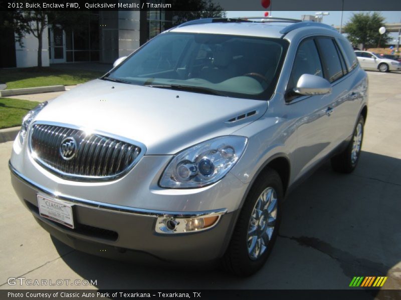 Quicksilver Metallic / Titanium 2012 Buick Enclave FWD